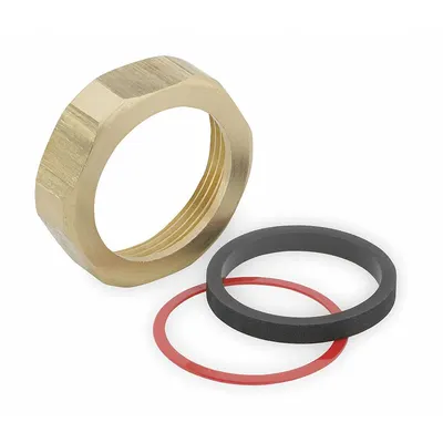 SLOAN Slip Joint Coupling: Toilets/Urinals, Brass/Rubber, 2 PK - Pipe Supports, Fittings, Gaskets & Hoses for Flush Valves
