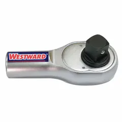 This standard-head ratchet features a reversible operation and a chrome finish. With a 15° minimum arc swing and an overall length of 6 1/2 inches, it is suited for tightening or loosening fasteners in confined spaces. Typical applications include automotive repair, machinery maintenance, and general assembly tasks.
