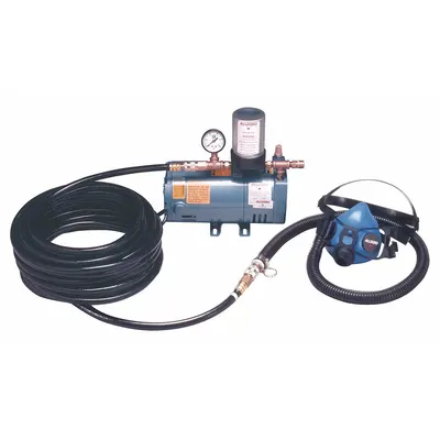 ALLEGRO 9205-01 Complete SAR System with 1/4 hp Ambient Air Pump and Half Mask - Allegro Complete SAR Systems