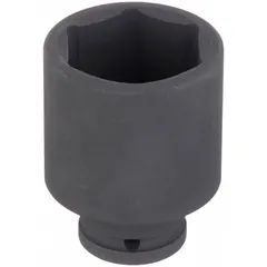 This 3/4" drive impact socket is designed for heavy-duty fastening on SAE 1-3/4 in hex fasteners. The 6-point deep profile provides secure engagement, while the black phosphate finish offers corrosion resistance. Suitable for automotive, construction, and industrial maintenance tasks requiring high torque.