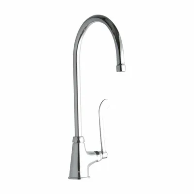 ELKAY LK535GN08T6 Centerset Kitchen Faucet, Brass, 1.5 gpm - Centerset Kitchen Faucets