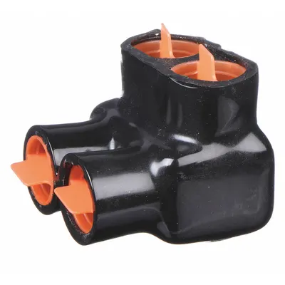 BLACKBURN Multitap Connector: 2 Port, Single-Sided Entry, 10 AWG – 250 kcmil Wire Size - Dry-Location Single-Sided Entry Multitap Connectors
