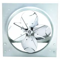 Exhaust/Supply Fan: 12 in Blade, 1/4 hp, Totally Enclosed, 115/230V AC, 1 ph