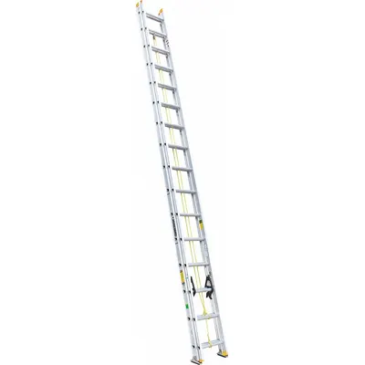 LOUISVILLE LADDER AE3232 32 ft Aluminum Extension Ladder - Lightweight Aluminum Extension Ladders