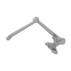 This replacement arm is designed for use with LCN 4040XP series door closers. Constructed of aluminum, it features a cushion arm type and an adjustable spring to control door closing speed and force. The arm is ADA compliant, making it suitable for commercial and institutional applications where accessibility is required.