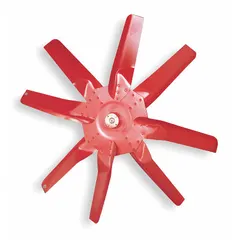 This reversible replacement propeller is designed for use with model 3C168 in HVAC and refrigeration systems. It enables airflow direction reversal, making it suitable for applications such as condenser cooling, ventilation, or exhaust in commercial and industrial environments.