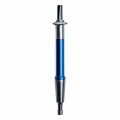 Manual adjustable volume pipettor with a maximum capacity of 5 mL and 1 mL increments. Blue color. Suitable for precise liquid handling in laboratory settings such as cell culture, media preparation, and aqueous solution transfer.