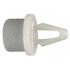 Replacement lid bumper for Whirlpool washing machines and dryers. Cushions the lid to reduce noise and prevent damage during operation. Commonly used in appliance repair to maintain performance.