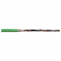CHAINFLEX Measuring System Cable: (3) Shielded Twisted Pr 24 AWG (0.25), Green, PUR Jacket (MPN CF113-016-D)