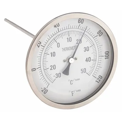 OEM Back-Mount Fixed-Angle Thread-Mount Dial Thermometer - Back-Mount Fixed-Angle Thread-Mount Dial Thermometers