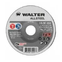 WALTER SURFACE TECHNOLOGIES Angle Grinder Grinding Wheels: Type 27, 4 1/2" x 1/4" x 7/8", 25 PK (MPN 08W450)