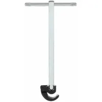 RIDGID Basin Nut Wrench: Alloy Steel, 10 in, 90° Flex Range of Motion, 3/8 to 1-1/4 in For Pipe Size (MPN 31170)