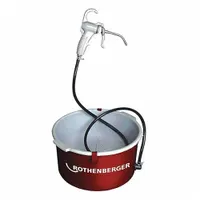 This oiling bin is designed for use with pipe-threading machines, providing a convenient lubrication system to reduce friction and extend tool life. It is compatible with Supertronic 1250 and Supertronic 2000 Series machines