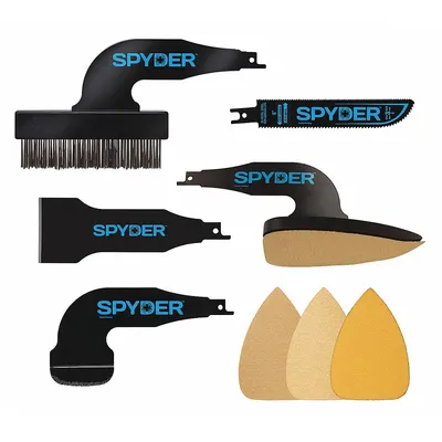 SPYDER Reciprocating Saw Attachment Set, Steel, 6 in Length, 900404 - Reciprocating Saw Attachment Sets