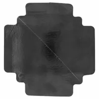 This TRU-FLATE tire repair boot is a unitized rubber patch designed for repairing punctures and damage in tires. With a 4-1/2 in overall diameter and length, it provides a flexible seal for fleet and vehicle maintenance applications