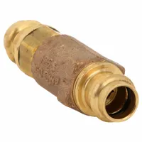 APOLLO Ball Cone Check Valve: Ball, Inline Valve Body, Bronze, 1 1/4 in Pipe Size, Press x Press (MPN 61LF10601PR)