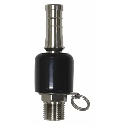 SANI-LAV Stainless Steel Faucet Sprayer Hose Adapter with Barb - Faucet Sprayer Hose Adapters