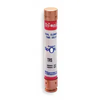 MERSEN Fuse: Class RK5, TRS-RID Series, Time-Delay, 17.5 A, 600 V AC, 300 V DC, Indicating (MPN TRS17-1/2RID)