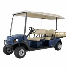 This CUSHMAN personnel and utility vehicle is powered by a lithium electric system, delivering 11.7 hp. It has a max load capacity of 1,200 lb and an overall height of 72 in. Suitable for transporting people and equipment across industrial campuses, warehouses, and large facilities.