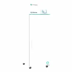 Upright lab refrigerator with 23 cu ft capacity, solid right-opening door in white. Maintains temperature range of 1°C to 10°C using R-600a refrigerant. Includes temperature alarm. Overall depth 36 3/8 in. Suitable for storing temperature-sensitive samples and reagents in laboratory environments.