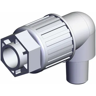 SMC LQ3 Series PFA Compression Tube Fitting, 1/4 in NPT x 1/4 in OD - PFA Compression Tube Fittings