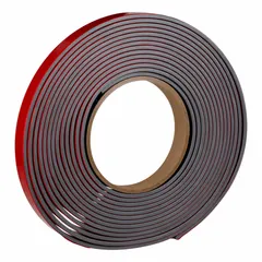 Composite adhesive wheel weight for balancing tires on passenger cars, pickup trucks, and SUVs. Designed for use with aluminum rims, it features an uncoated finish and adhesive attachment for secure installation.