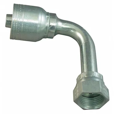 AEROQUIP 90° Elbow Crimp Hydraulic Hose Fitting - Aeroquip Crimp Hydraulic Hose Fittings with ORS Connection