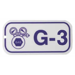 This G-3 size lockout tag is made of polystyrene plastic with English text and no header. It is used in industrial lockout/tagout procedures to identify equipment under maintenance and prevent accidental operation.