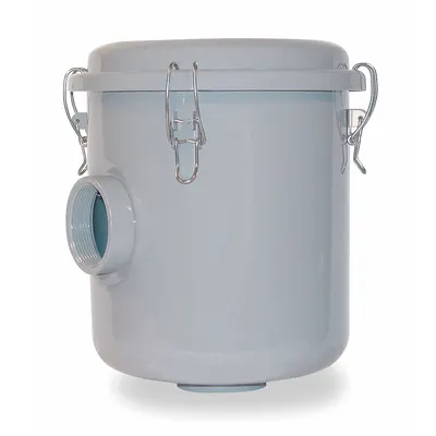 SOLBERG Filter Element: 5 micron Rating, 99% Efficiency, 8 3/4 in Outside Dia - L-Style Vacuum Pump Inlet Filters