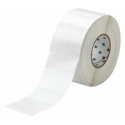 BRADY THT-74-427-10 Vinyl White Matte Wraparound Label for 10-4 AWG Wire - Brady Precut Label Roll Cartridges