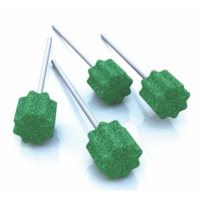 DYNAREX Swabsticks, Foam Tip, Paper Handle, 3 1/4 in, Single, 1000 PK