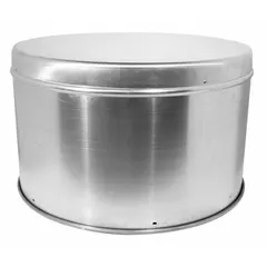 This drip cover is designed to protect motors from moisture and debris in HVACR and industrial environments. It helps prevent water ingress, making it suitable for use in condensate-prone areas or outdoor installations where equipment requires weather protection.