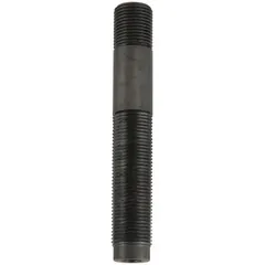 This draw stud is used with knockout punch systems to create holes in sheet metal for conduit installation. It accommodates 3/4 in to 2 in conduit size Slug-Buster or standard round knockouts. The stud has a 3/4 in diameter and 4-3/4 in length, with a maximum sheet metal capacity of 12 ga in steel.