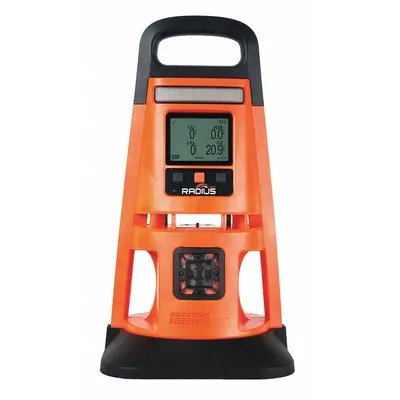 INDUSTRIAL SCIENTIFIC Radius BZ1 Carbon Monoxide Detector, Orange, NiMH - Portable Area Gas Detectors