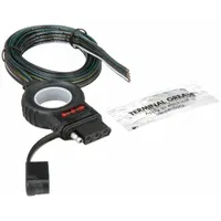This 4-way flat electric connector is used for towing applications to connect trailer lighting systems, including turn signals, brake lights, and tail lights, to a tow vehicle. It features a PVC housing and includes a dust cover and grease for protection against moisture and corrosion. The connector uses 16 gauge wire and is suitable for fleet and vehicle maintenance tasks