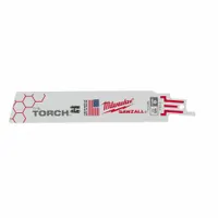 This thin-metal-cutting reciprocating saw blade features 18 teeth per inch for straight cuts in sheet metal, tubing, and profiles. The rigid construction supports clean, precise cuts in fabrication, HVAC, and demolition work. Sold in a pack of 25