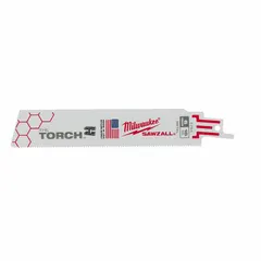 This thin-metal-cutting reciprocating saw blade features 18 teeth per inch for straight cuts in sheet metal, tubing, and profiles. The rigid construction supports clean, precise cuts in fabrication, HVAC, and demolition work. Sold in a pack of 25.