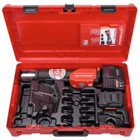 ROTHENBERGER Press Tool: 18V Li-Ion, Std, Inline, For 1/2 in to 4 in Pipe (MPN 1000001929)