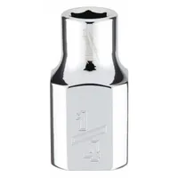 MILWAUKEE Standard Socket: SAE, 3/8 in Drive Size, 1/4 in Socket Size, 6-Point, Std, Chrome (MPN 45-34-9060)