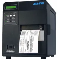 The SATO M84Pro is a wired industrial label printer supporting direct thermal and thermal transfer printing. It offers a maximum print width of 4.09 inches and a print speed of 10 inches per second, with push-button controls and USB connectivity. This printer is suited for high-volume RFID barcode label printing in manufacturing, logistics, and warehousing environments