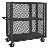 DURHAM MFG Security Cart: 2,000 lb, 58 in L x 27 in W Self, 67 in L x 32 in W x 57 in H Overall Dim (MPN HTL-3060-DD-1AS-95)