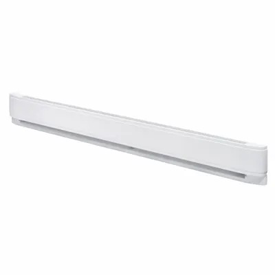 DIMPLEX Baseboard Heater: Commercial Grade, 2500/1875 W, Thermostat Included, White - Standard Electric Baseboard Heaters
