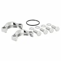 Split Flange Kit: 2 in Nominal Flange Size, Buna-N, 61 Flange SAE, 3,000 psi, Zinc-Plated Steel (MPN FF593-32)