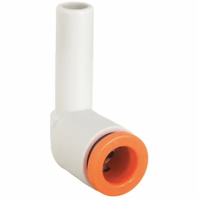 SMC KQ2L01-99A Push-to-Connect Elbow Fitting, 1/8 in OD x 1/8 in OD, Brass - Polybutylene & Brass Tube Fittings