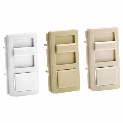 LEVITON Lighting Dimmer: Fluorescent, 1-Pole, 3-Way, 277V AC, 1200VA (Fluorescent) - Line Voltage Output Dimmers