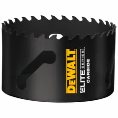 Multi-material-cutting hole saw without arbor, 3-1/2 in diameter, 3 teeth per inch, 5/8"-18 thread size, maximum cutting depth 1-3/4 in. Used for cutting holes in wood, metal, and plastic in construction, maintenance, and fabrication applications.