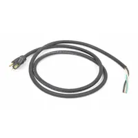 Replacement power cord for Alto Shaam ovens. Restores electrical connectivity in compatible commercial cooking equipment. Direct-fit component for safe operation in foodservice kitchens