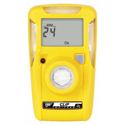 HONEYWELL BWC2-X Single Gas Detector for Oxygen, Yellow Housing, Lithium Battery - Single Gas Detectors