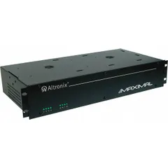 Steel-enclosed power supply board operating on 115V AC input. Provides regulated DC output for access control, security, and industrial control systems requiring a reliable power source in a protected enclosure.