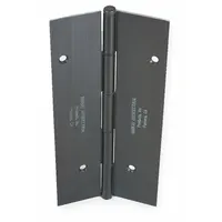This full mortise-mount piano hinge is made of aluminum and features a 7 ft leaf height and 1 3/4 in leaf width. It is designed for screw-on installation and provides continuous support for doors, panels, and enclosures in industrial, commercial, and architectural applications
